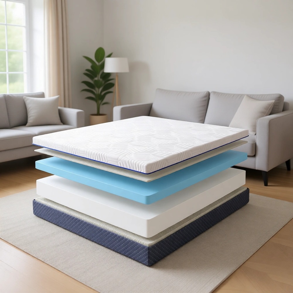 Materasso in Memory Foam Gel d - Memory Foam Mattress In A Box Queen recensione e prezzo