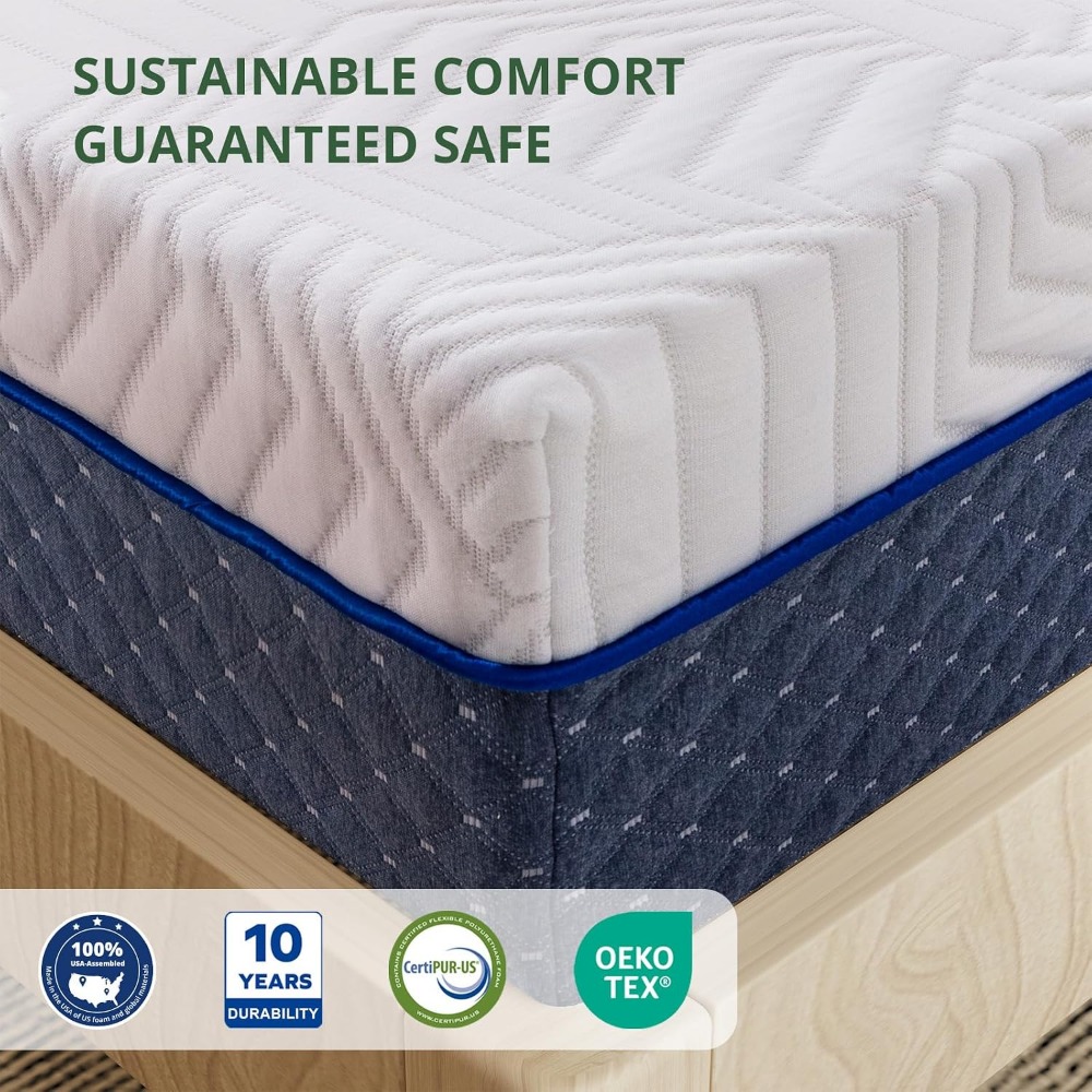 Materasso in Memory Foam Gel d - Memory Foam Mattress In A Box Queen recensione e prezzo