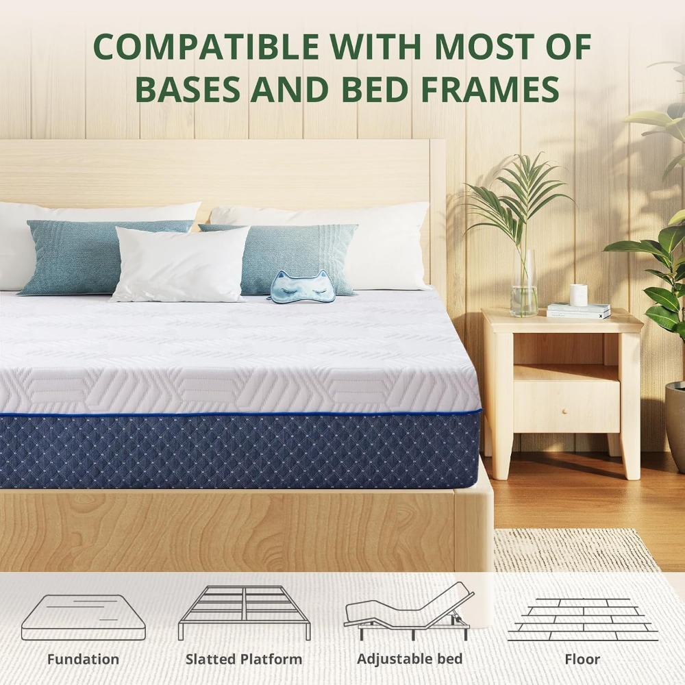 Materasso in Memory Foam Gel d - Memory Foam Mattress In A Box Queen recensione e prezzo