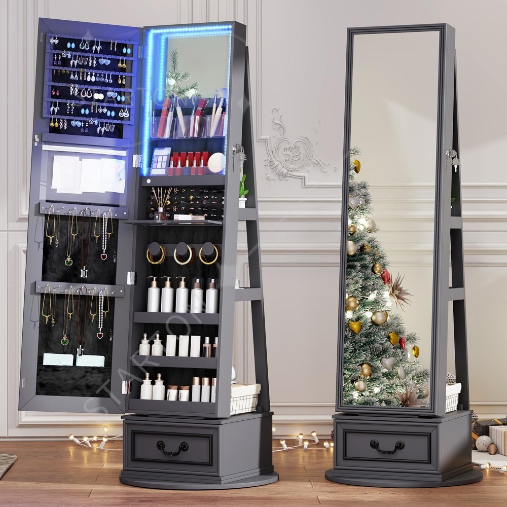 Armadietto per gioielli a spec - Full Length Mirror Jewelry Armoire recensione e prezzo