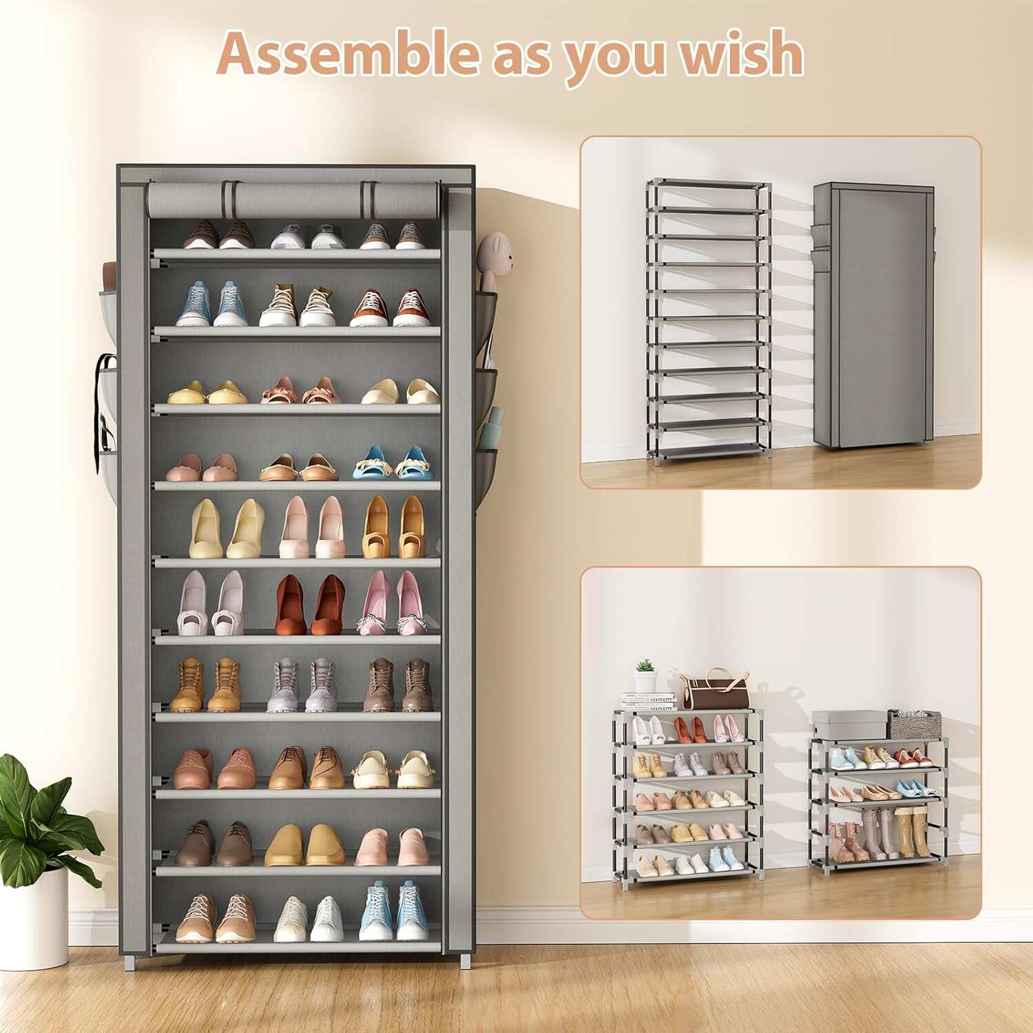 Scarpiera Verticale Stretta, S - Shoe Rack Cabinet Narrow Entryway recensione e prezzo