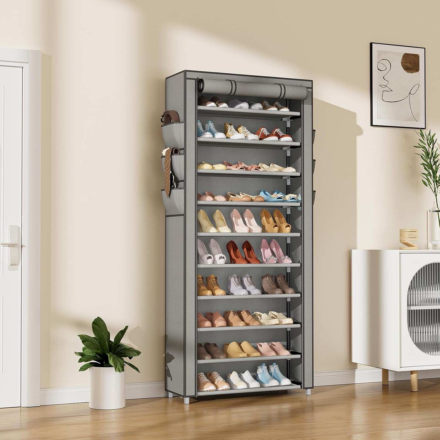 Scarpiera Verticale Stretta, S - Shoe Rack Cabinet Narrow Entryway recensione e prezzo